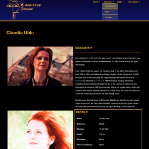 Claudia Uhle bio info
