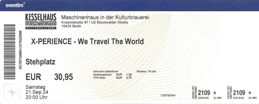Ticket X-Perience at Kesselhaus 2024