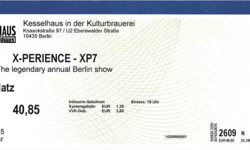 Ticket X-Perience at Kesselhaus 2025